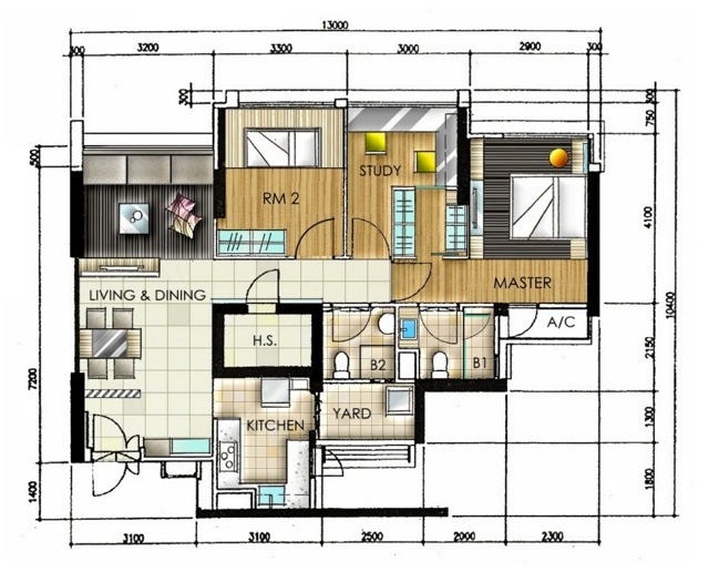 Планирование дизайна интерьера квартиры